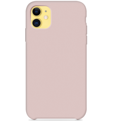 Чехол для iPhone 11 Soft Touch розовый...