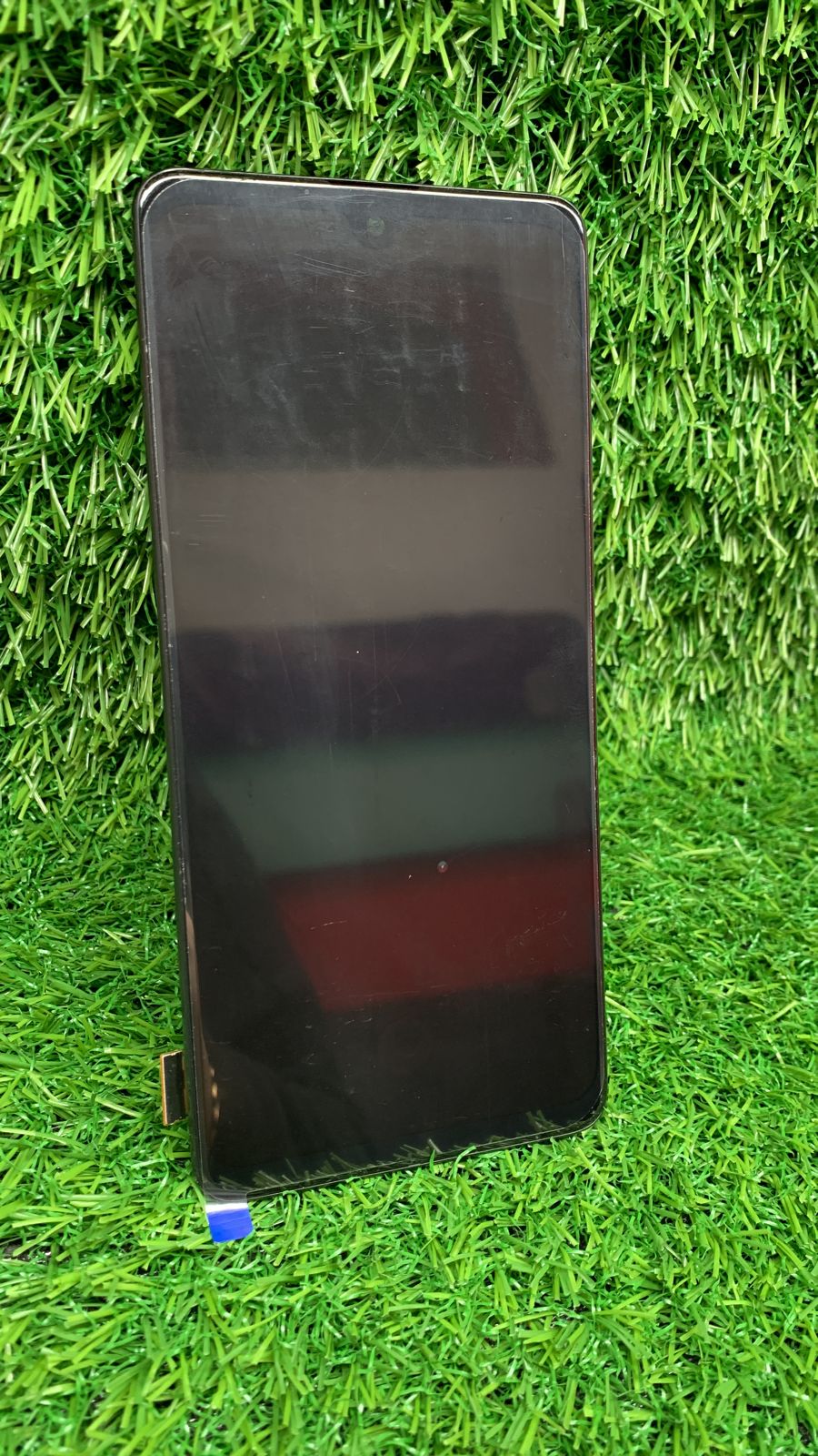 Дисплей для Samsung A515F/A51 в сборе с рамкой AMOLED (черный) (с регулировкой подсветки)