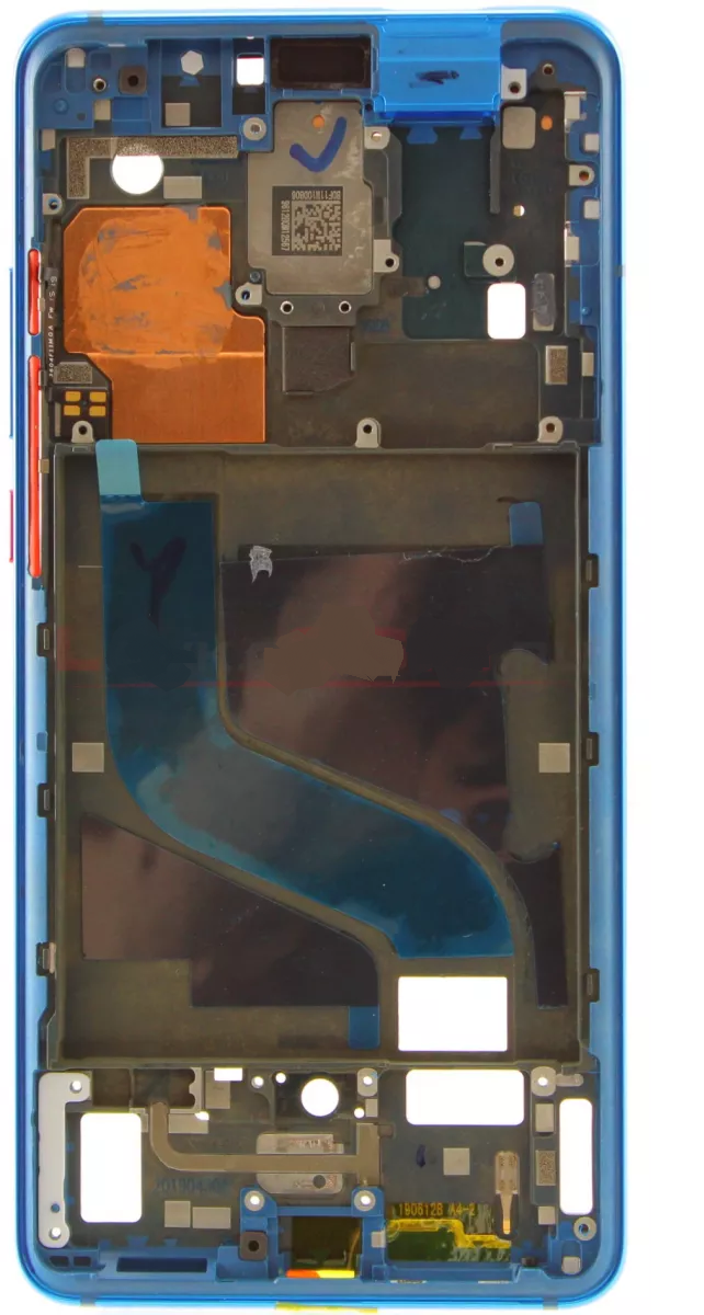Рамка дисплея для Xiaomi Mi 9T синяя...