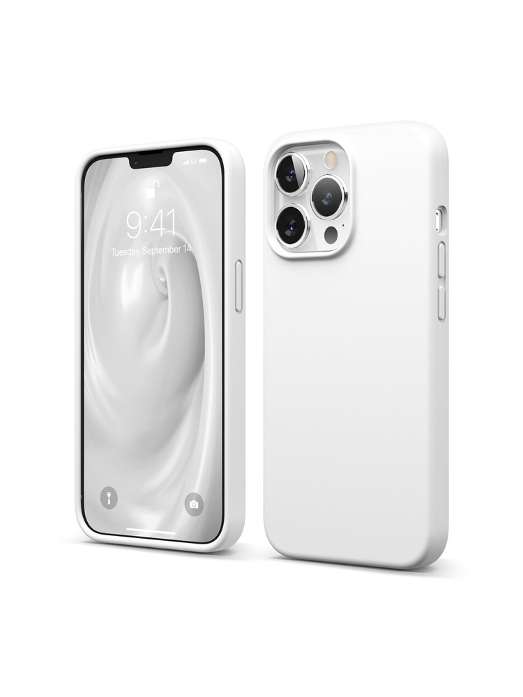 Чехол для iPhone 13 Pro Soft Touch белый...