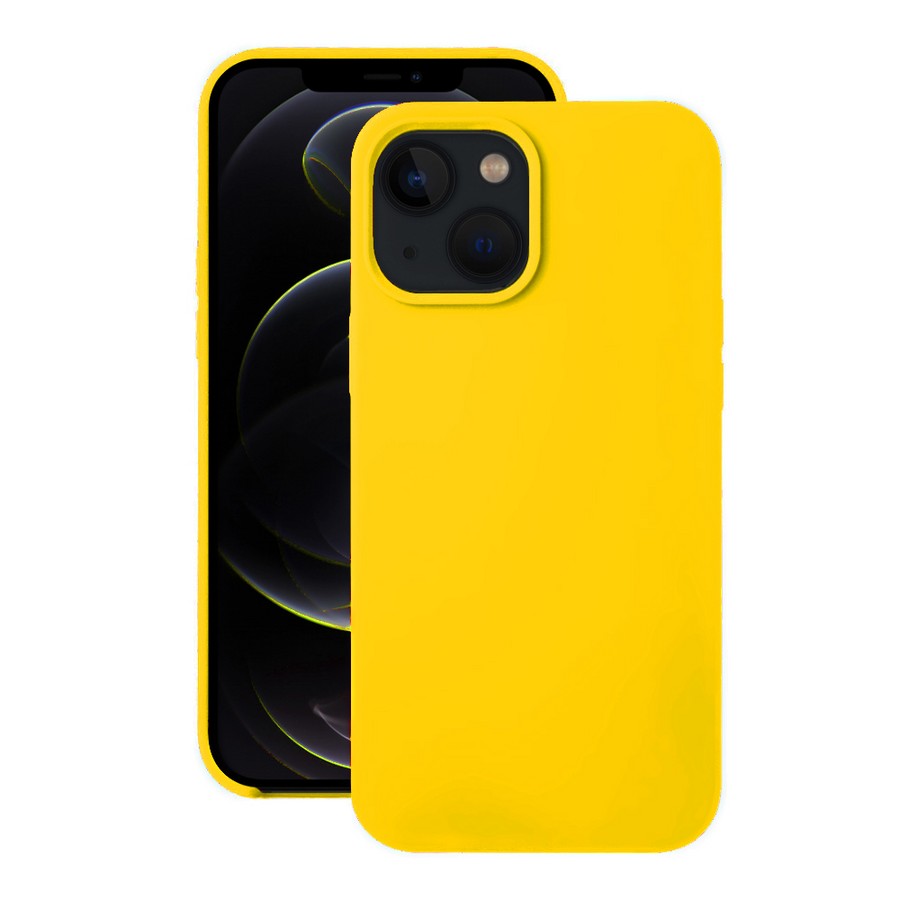 Чехол для iPhone 13 Pro Max Soft Touch желтый...