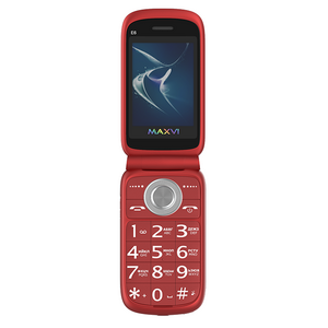 Телефон Maxvi E6 2sim раскладушка Red...