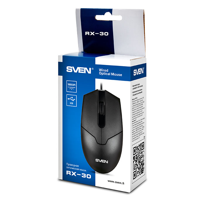 Мышь проводная Sven RX-30 USB...
