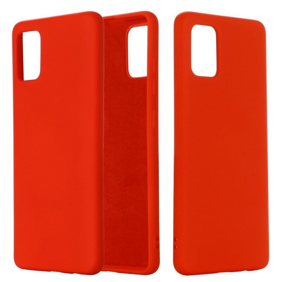 Чехол Samsung S20FE / S20 Lite Soft Touch красный...