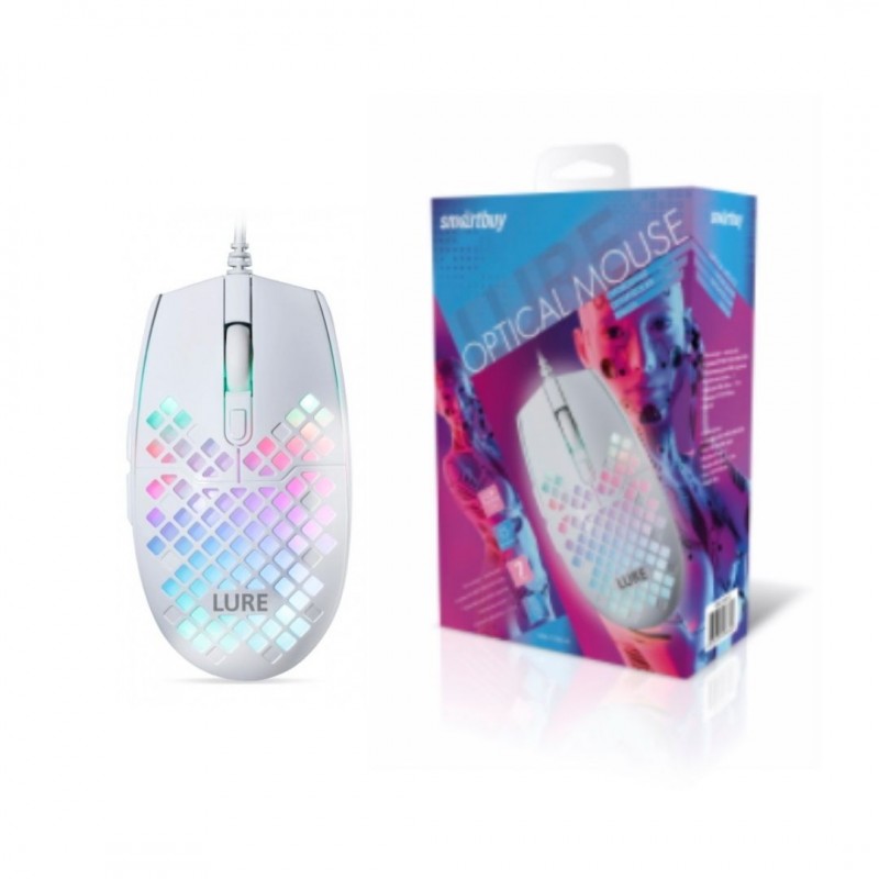 Мышь проводная SmartBuy Lure SBM-739G-W USB / 7...