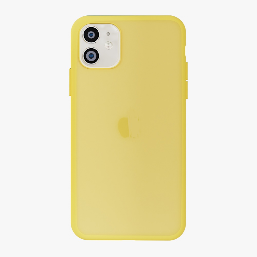Чехол для iPhone 11 Soft Touch медовый...