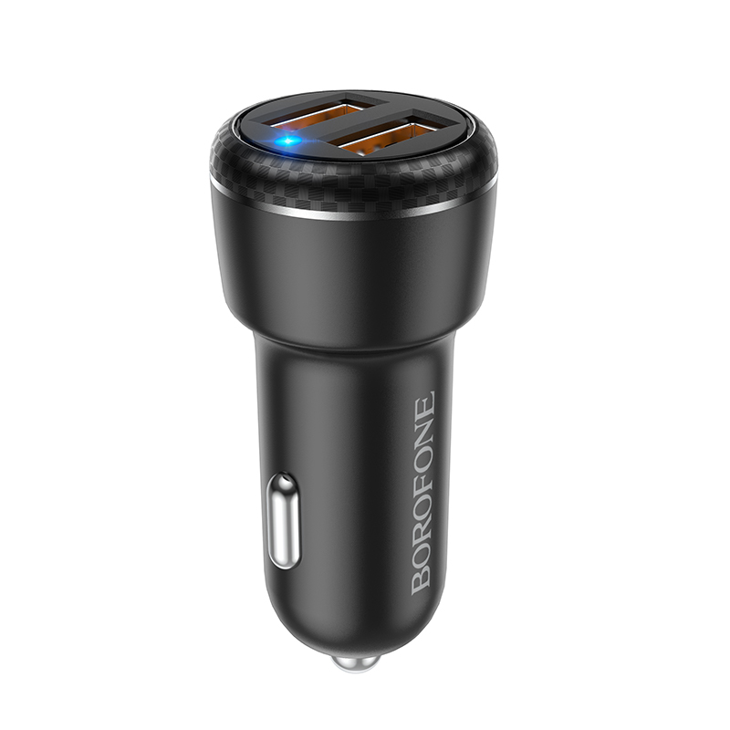 АЗУ BOROFONE BZ17, 2USB, 3A, QC 3.0...