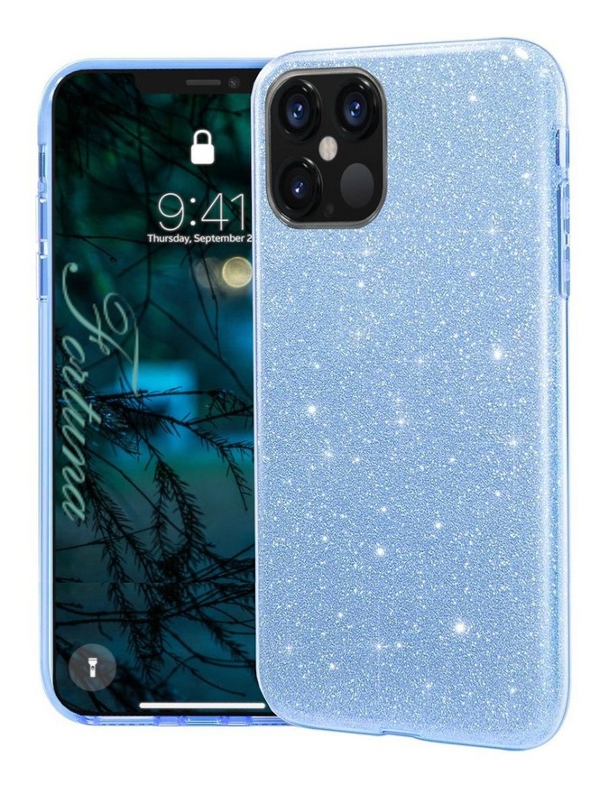Чехол для Huawei Honor X8 2022 Diamond голубой...
