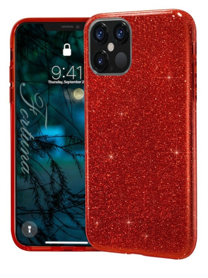 Чехол для Huawei Honor X8 2022 Diamond красный...