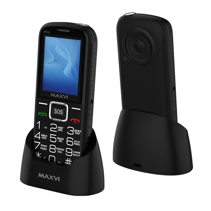Телефон Maxvi B21 ds Black...