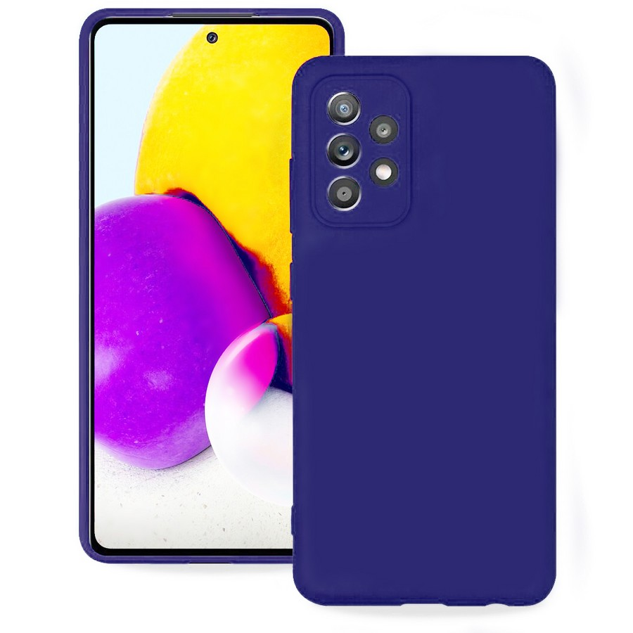 Чехол для Samsung A53 Soft Touch синий...