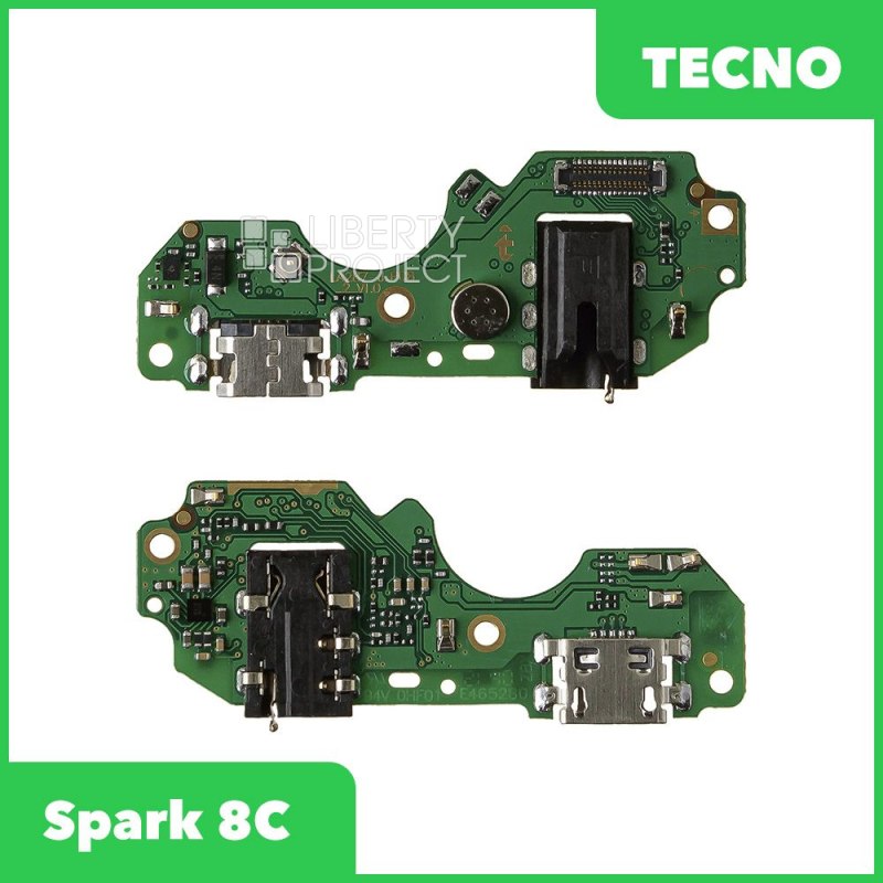 Шлейф для Tecno Spark 8C на системный...