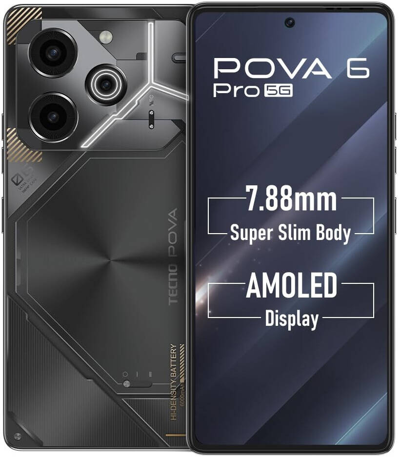 Смартфон Tecno Pova 6 Pro 5G 12 / 256Gb Meteorite...