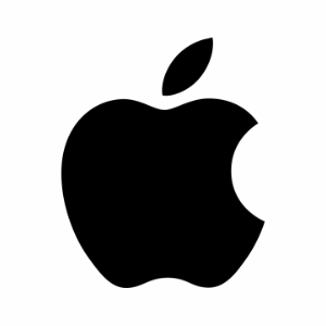 Логотип Apple на белом фоне: ремонт техники Apple в Барнауле - смартфоны, планшеты и ноутбуки в сервисном центре «МобиМастер»